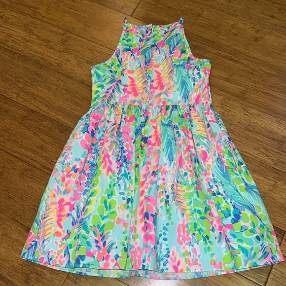 Lilly Pulitzer Girls Elize Dress in Catch the Wave size 8 NWOT - Picture 7 of 9